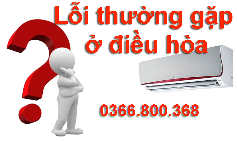 lỗi thường gặp ở điều hòa