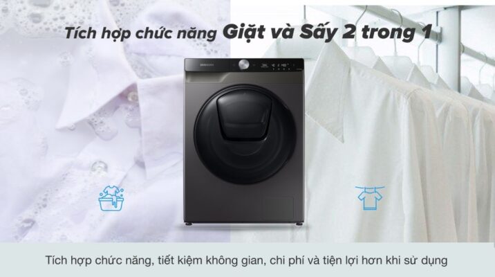 Máy giặt có chức năng sấy khô