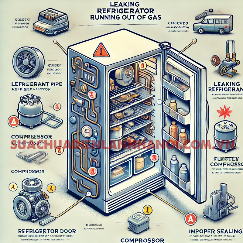 Nguyên Nhân Tủ Lạnh Hết Ga