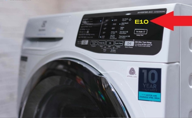Cách Khắc Phục Lỗi E10 Máy Giặt Electrolux