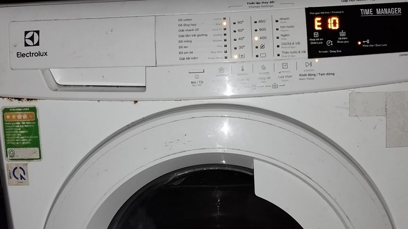 Nguyên Nhân Gây Ra Lỗi E10 Máy Giặt Electrolux